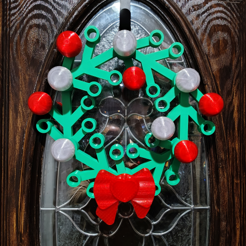 Brick Christmas Wreath - 6X