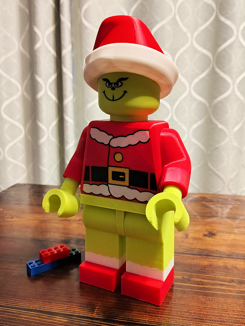 Brick Figure - Angry Christmas