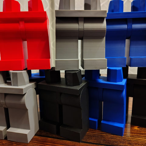 Brick Figure Legs - 6X