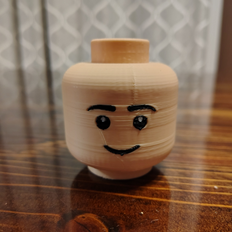Brick Figure Head - 6X