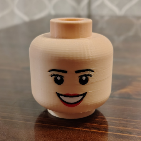 Brick Figure Head - 6X