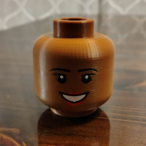 Brick Figure Head - 6X