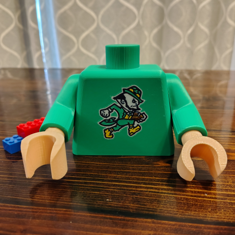 Brick Figure Torso - Sports Fan 6X