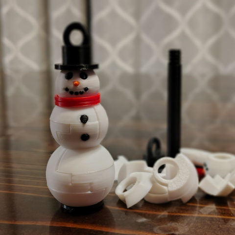 Snowman Ornament Puzzle