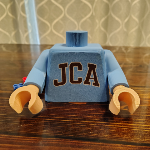 Brick Figure Torso - School Spirit 6X